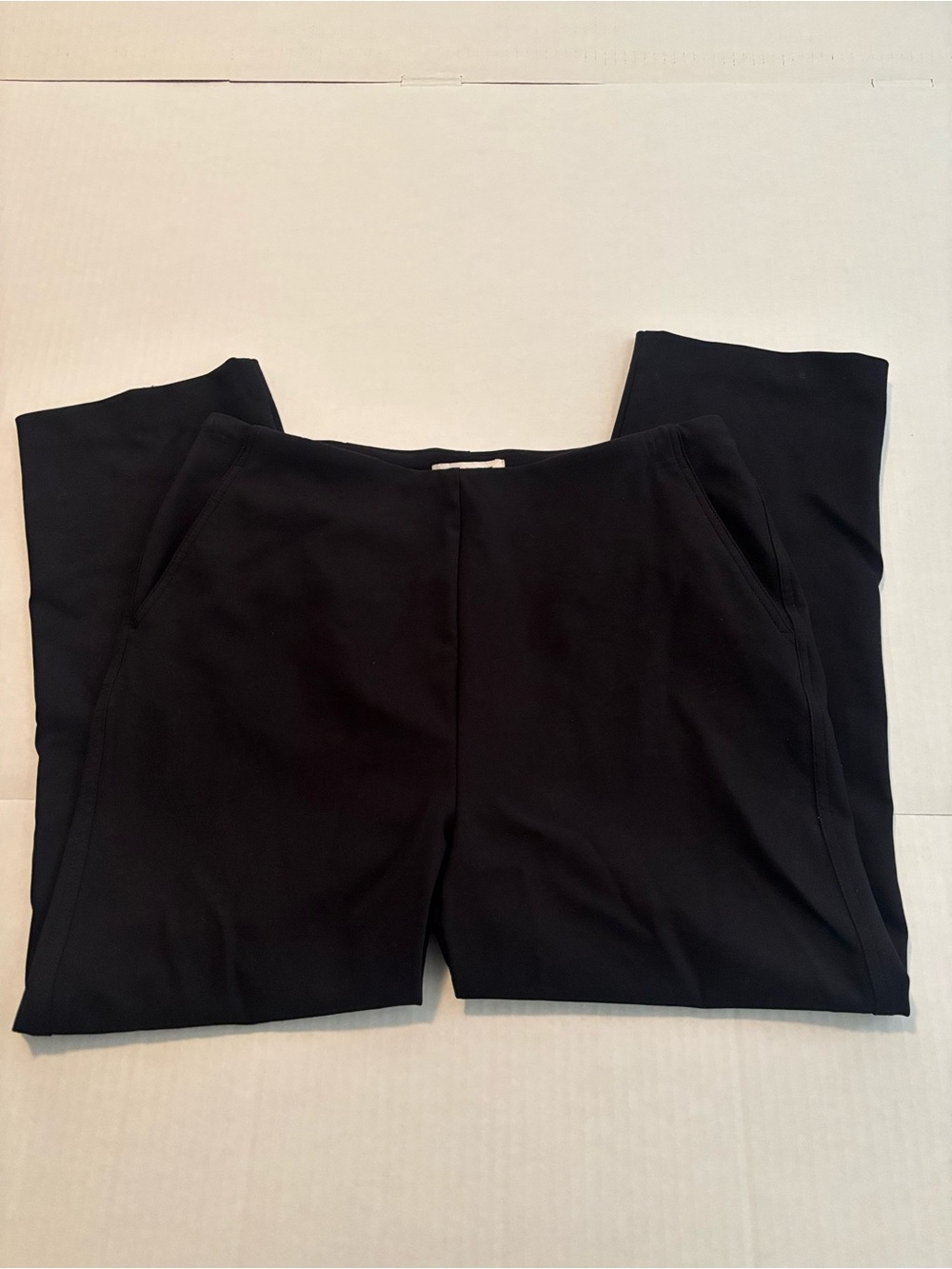 Rachel Zoe Black Straight-Leg Trousers